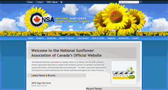 Desktop Screenshot of canadasunflower.com